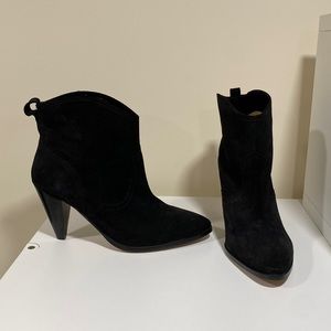 H&M Suede Booties Sz 8.5